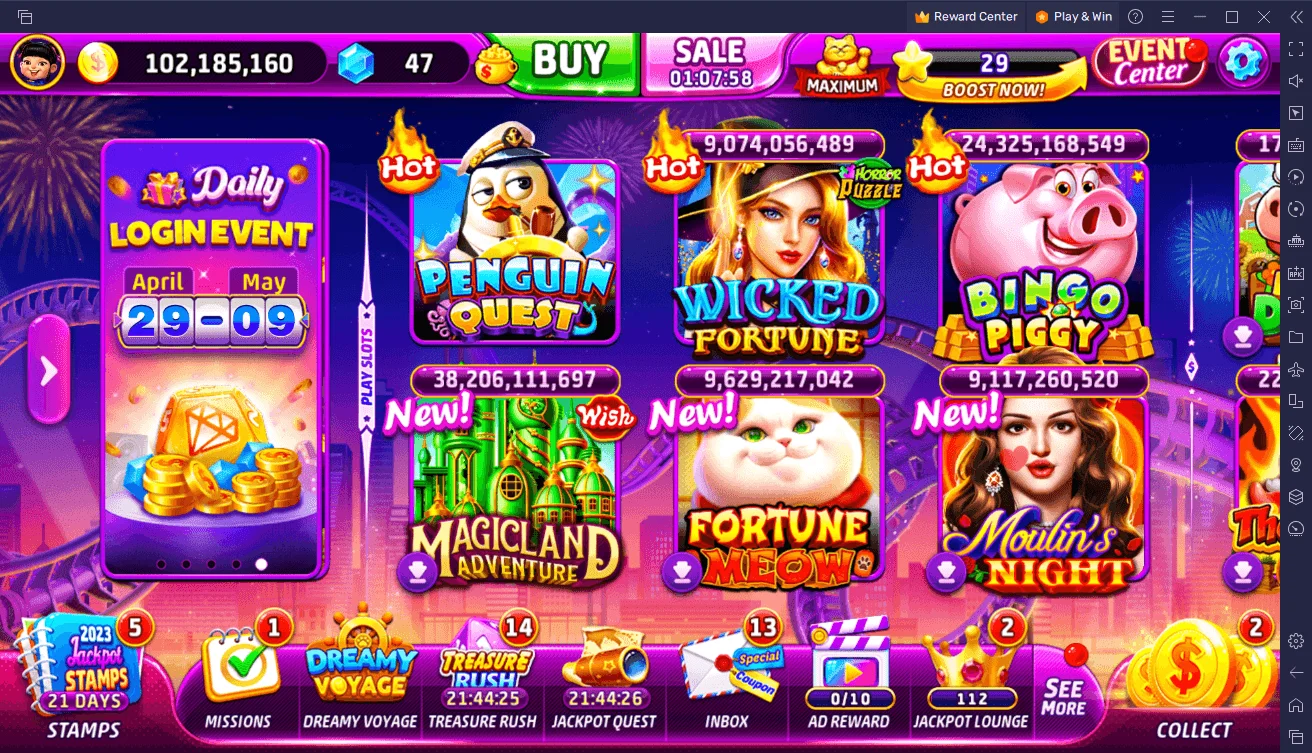 Slots with bonus and free spins